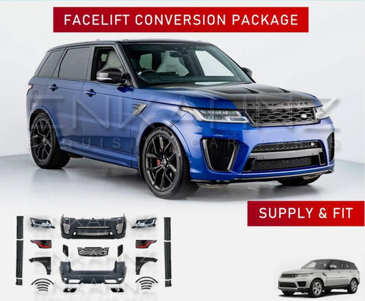FACELIFT CONVERSION BODYKIT FOR RANGE ROVER SPORT STYLE SVR L494 (2013-2022)