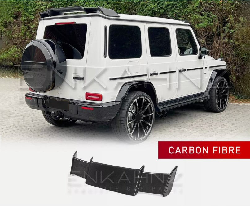 CARBON FIBRE REAR ROOF SPOILER B STYLE FOR MERCEDES G WAGON 2018-2022 G63