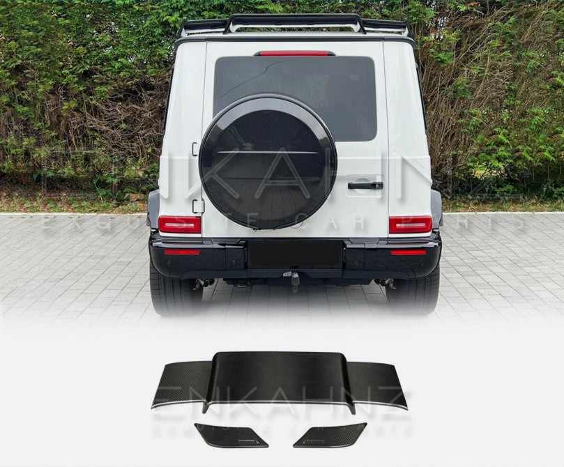 CARBON FIBRE REAR ROOF SPOILER B STYLE FOR MERCEDES G WAGON 2018-2022 G63