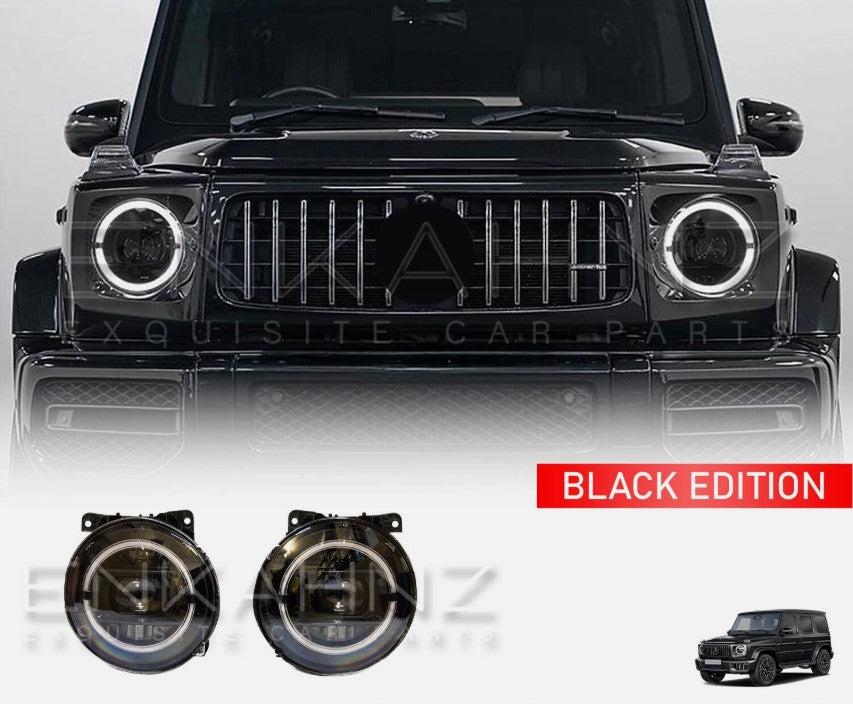 BLACK EDITION HEADLIGHTS UPGRADED FOR MERCEDES G WAGON 2018+ W464 G63 G350 G400