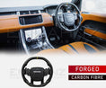 Load image into Gallery viewer, FORGED CARBON FIBRE HEATED STEERING WHEEL FOR RANGE ROVER SPORT L494 VELAR L560
