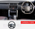 Load image into Gallery viewer, CARBON FIBRE STEERING WHEEL FOR RANGE ROVER VOGUE

