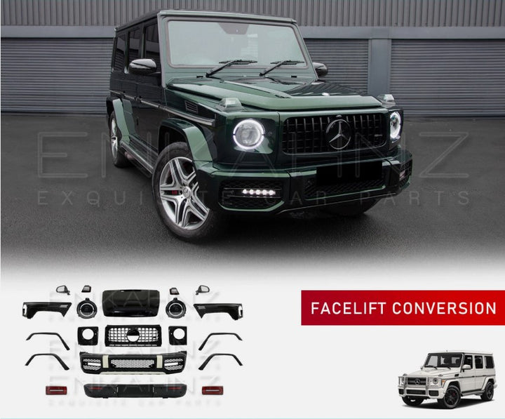 MERCEDES G-WAGON W463 1990–2017 TO W464 G63-STYLE FACELIFT CONVERSION BODY KIT