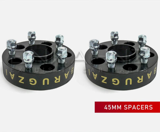2x 45MM 5X120 72.6CB BARUGZAI WHEEL SPACERS FOR RANGE ROVER