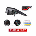 Load image into Gallery viewer, Product image showing the back side of the ENKAHNZ OEM style rear light for Range Rover Sport, with visible wiring components labeled, providing insight into wiring connections and installation clarity.
