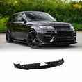 Load image into Gallery viewer, Black Range Rover with a car bumper in front on a white background
