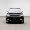 Load image into Gallery viewer, Front facing angle of Range Rover Vogue L460 fitted with gloss black Barugzai Nebula bodykit
