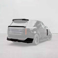 Load image into Gallery viewer, Rear bumper and roof spoiler highlighted on Range Rover L460 Barugzai Nebula bodykit rear quarter view

