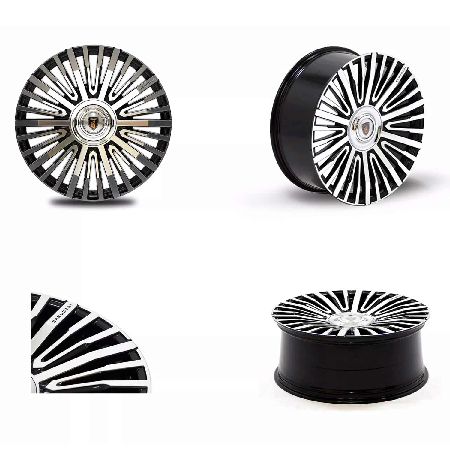 22" BARUGZAI CASANOVA ALLOY WHEELS FOR RANGE ROVER SPORT VOGUE