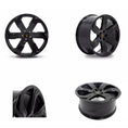 Load image into Gallery viewer, Four shot of Barugzai Sabre 22" finished in Gloss Black, on a white background 
