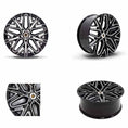 Load image into Gallery viewer, Four shot of Barugzai Shuracan 22" finished in Gloss Black Polished Face, on a white background 
