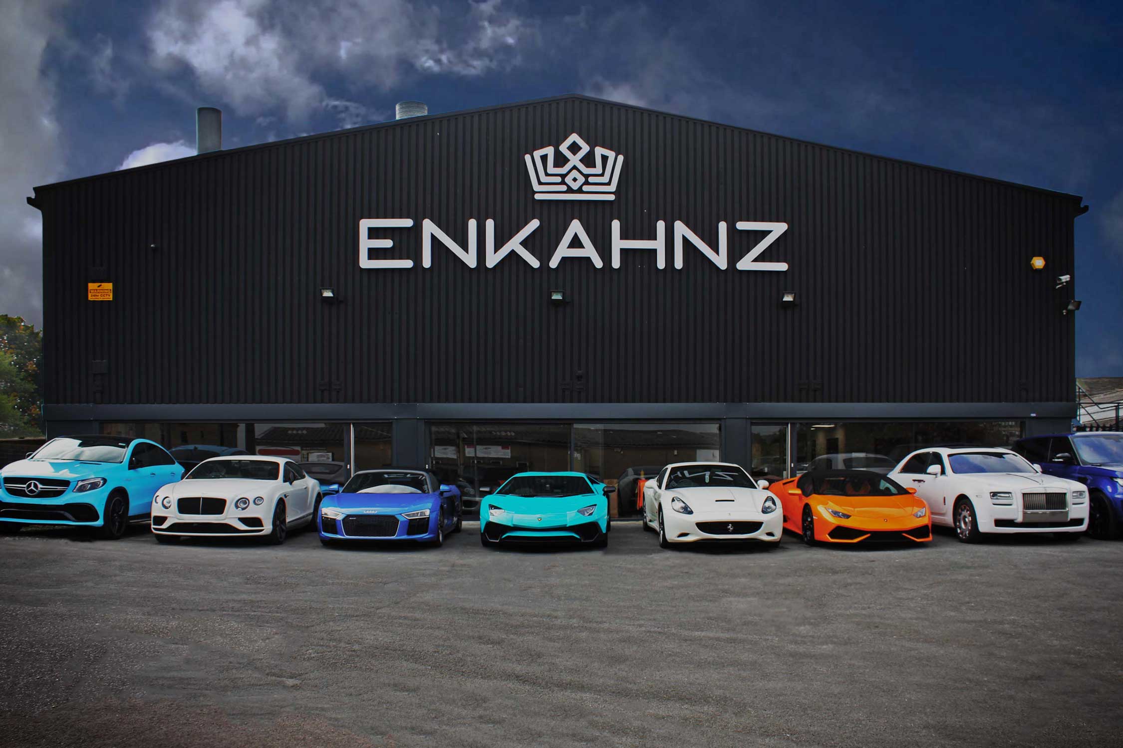 Enkahnz with Fleet of Supercars, Prestige and Luxury SUVs, Summer Shoot 