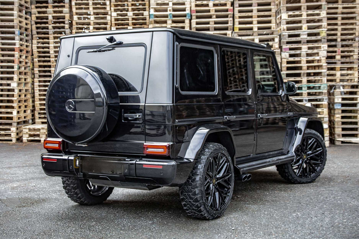Mercedes-Benz G-Class W463 to W465 G63 2025-Style Facelift Conversion + 22" Shuracan Gloss Black