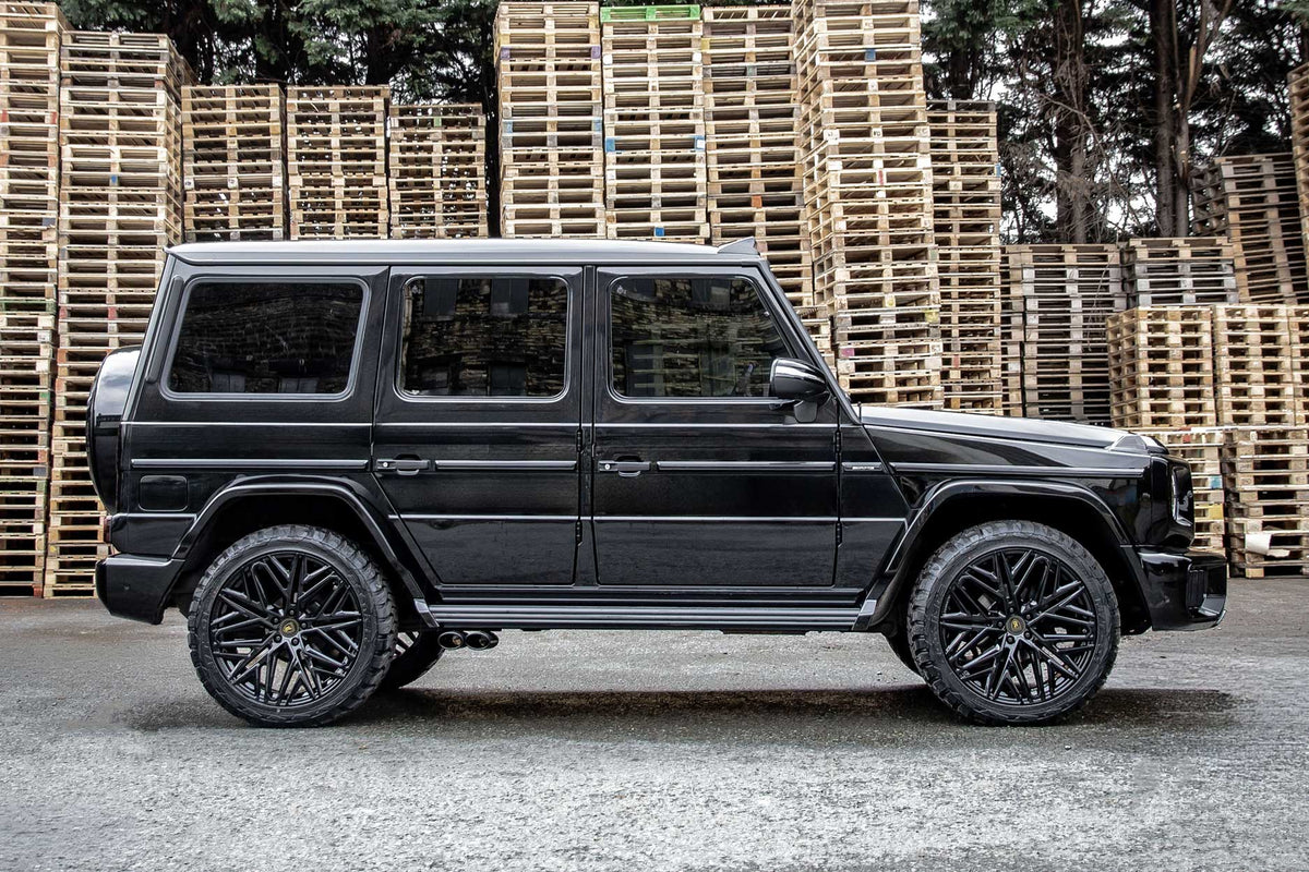 Mercedes-Benz G-Class W463 to W465 G63 2025-Style Facelift Conversion + 22" Shuracan Gloss Black