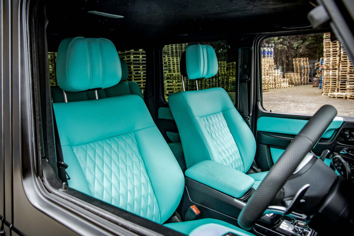 Mercedes-Benz G-Class W463 to W465 G63 2025-Style Facelift Conversion + Tiffany Blue Interior