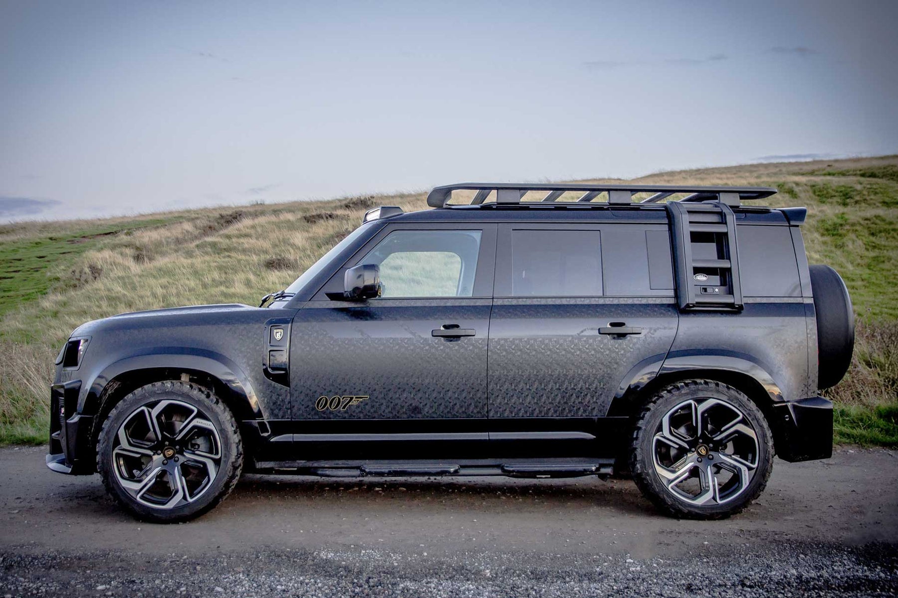BARUGZAI FALCON 110 007 WRAP — SABRE 22" GLOSS BLACK + POLISHED FACE