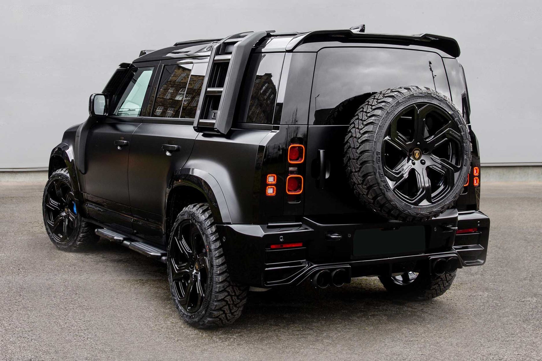 BARUGZAI FALCON 110 SATIN BLACK WRAP — SABRE 22" GLOSS BLACK