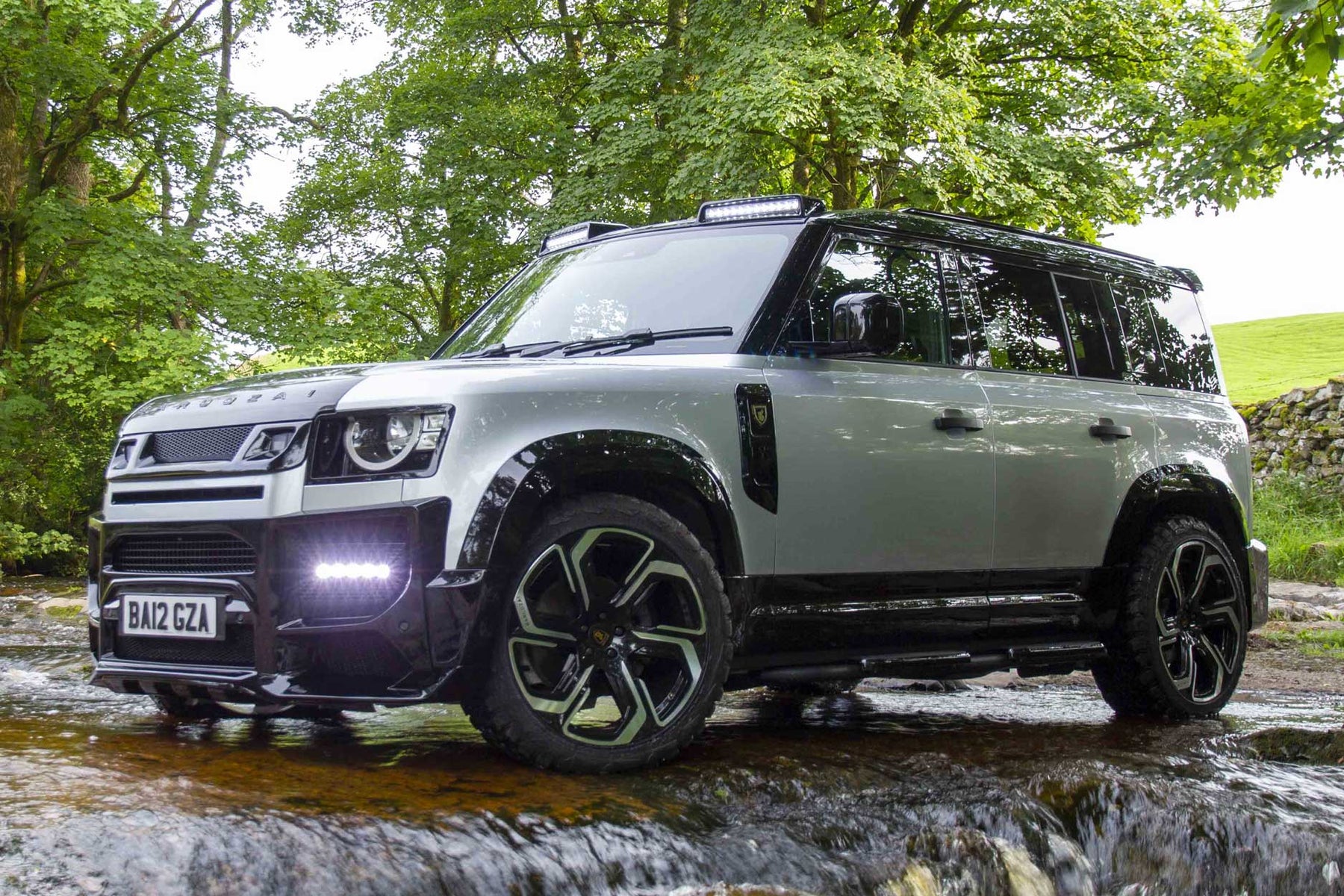 BARUGZAI FALCON 110 SILVER — SABRE 22" GLOSS BLACK + POLISHED