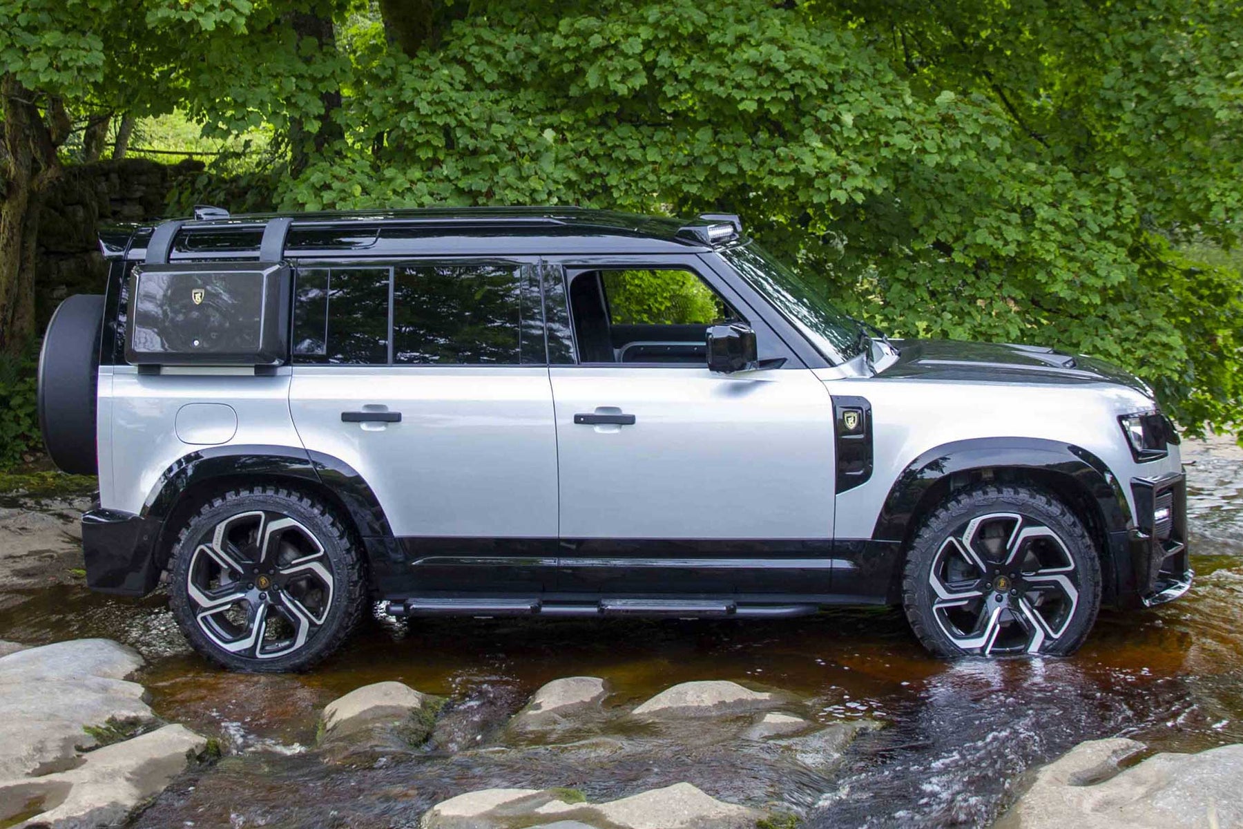 BARUGZAI FALCON 110 SILVER — SABRE 22" GLOSS BLACK + POLISHED
