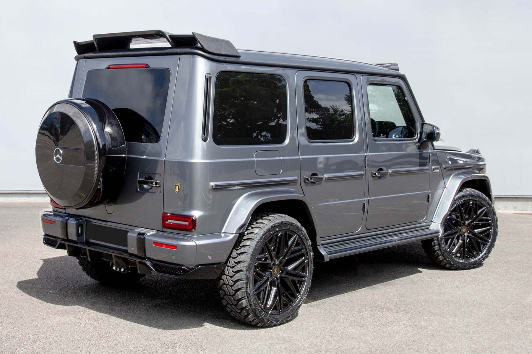  BARUGZAI G WAGON W464 G63 STYLE GREY — SHURACAN 22" GLOSS BLACK
