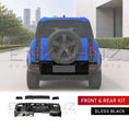 Load image into Gallery viewer, GLOSS BLACK FRONT & REAR BLACK PACK KIT FITS DEFENDER 90/110 L663 2020+
