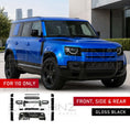 Load image into Gallery viewer, GLOSS BLACK FRONT, SIDE & REAR BLACK PACK KIT FITS DEFENDER 110 L663 2020+
