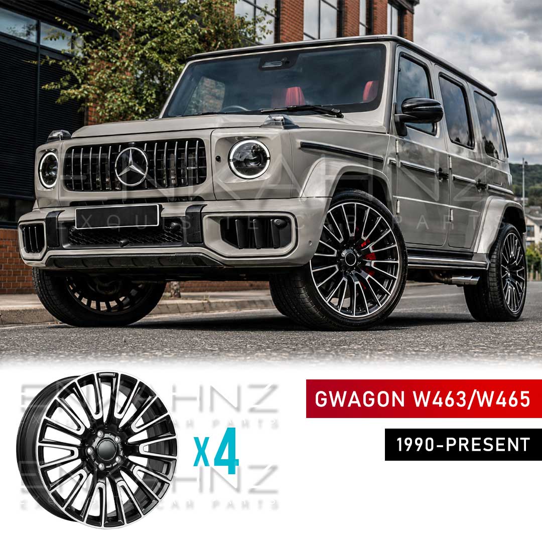 22" G63-STYLE FORGED ALLOY WHEELS TO FIT MERCEDES G-WAGON W463/W464/W465 — SET OF 4