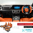Load image into Gallery viewer, MERCEDES G-WAGON W463 TO W465 COMPLETE INTERIOR CONVERSION – ORANGE RHD (2002-2017)
