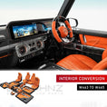 Load image into Gallery viewer, MERCEDES G-WAGON W463 TO W465 COMPLETE INTERIOR CONVERSION – ORANGE RHD (2002-2017)
