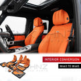 Load image into Gallery viewer, MERCEDES G-WAGON W463 TO W465 COMPLETE INTERIOR CONVERSION – ORANGE RHD (2002-2017)
