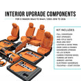 Load image into Gallery viewer, MERCEDES G-WAGON W463 TO W465 COMPLETE INTERIOR CONVERSION – ORANGE RHD (2002-2017)
