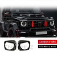 Load image into Gallery viewer, TC STYLE CARBON FIBRE HEADLIGHT EYEBROWS FITS MERCEDES G-WAGON W464/W465 2018+
