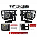Load image into Gallery viewer, SQUARE STYLE LED FRONT FOG LIGHT KIT FITS DEFENDER L663 90 / 110 / 130
