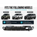 Load image into Gallery viewer, SMOKED LED GLOSS BLACK FRONT GRILLE FITS DEFENDER L663 90 / 110 / 130 2020+
