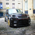 Load image into Gallery viewer, QUAD-STYLE GLOSS BLACK & SILVER FROTN GRILLE FOR RANGE ROVER VOGUE L405 2014-2017

