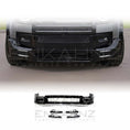 Load image into Gallery viewer, LM STYLE GLOSS BLACK FRONT LIP WITH DRLS FITS DEFENDER 90/110 L663 2020+
