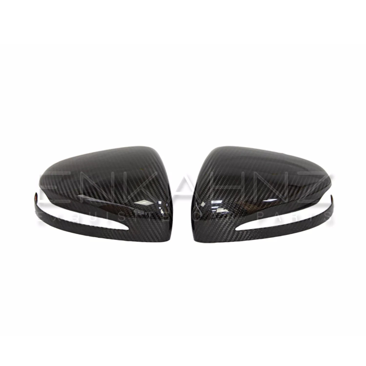Carbon Fibre Mirror Covers for G Wagon W464 (2018+) Product Shot Front View