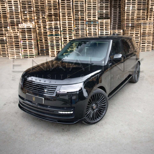 MSY GLOSS BLACK FRONT SPLITTER FOR RANGE ROVER L460 2022+