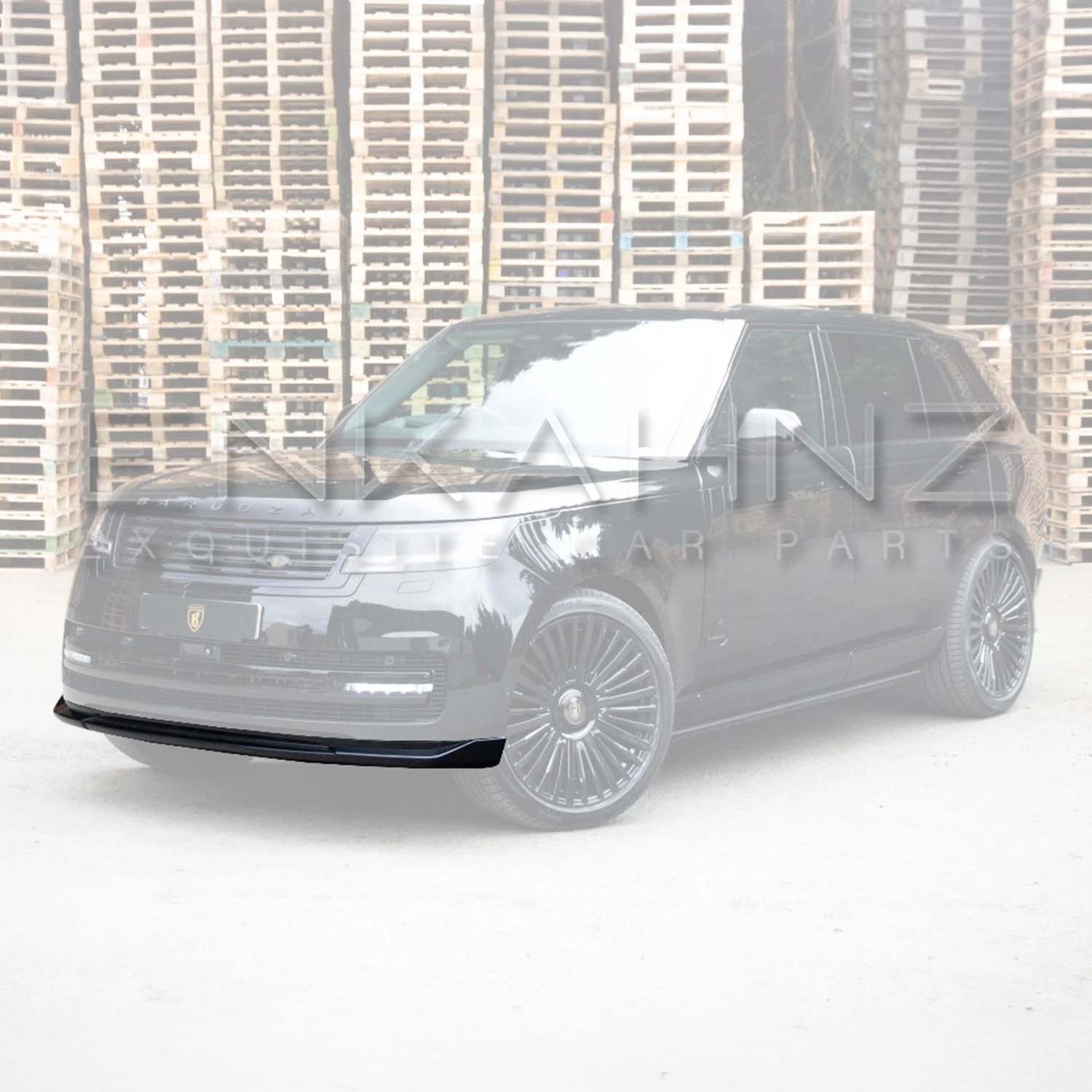 MSY GLOSS BLACK FRONT SPLITTER FOR RANGE ROVER L460 2022+