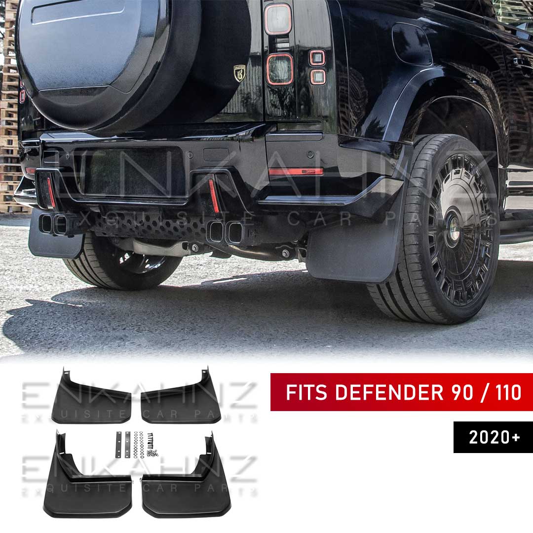 OE STYLE WIDE MUD FLAP SET FITS DEFENDER 90/110 L663 2020+