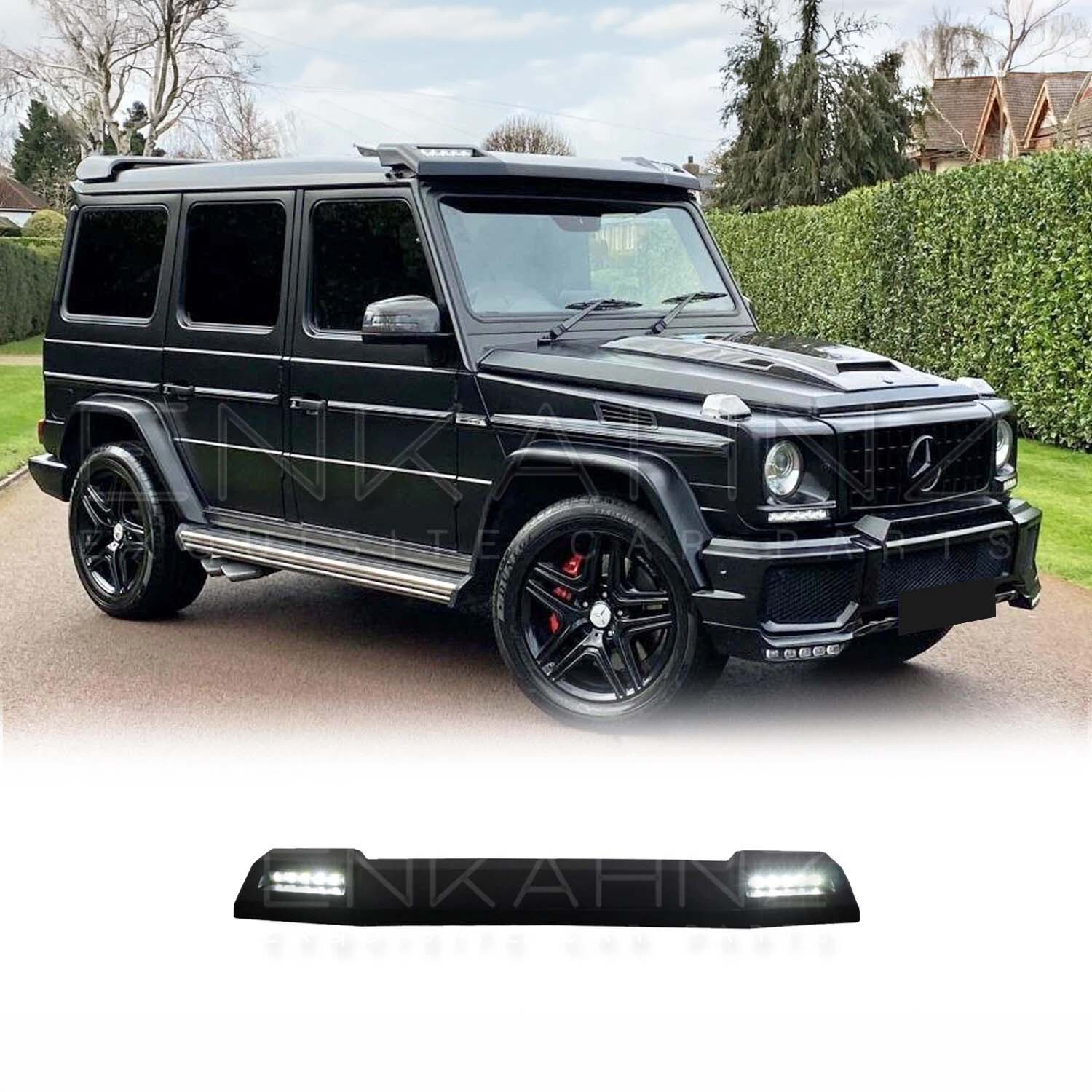 CLASSIC-STYLE FRONT ROOF SPOILER LIGHT BAR FOR MERCEDES G-WAGON W463 1990-2017