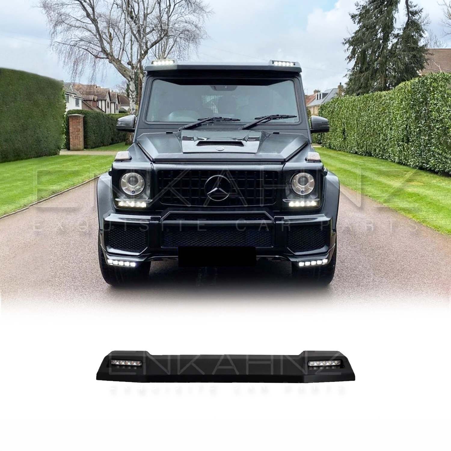 CLASSIC-STYLE FRONT ROOF SPOILER LIGHT BAR FOR MERCEDES G-WAGON W463 1990-2017
