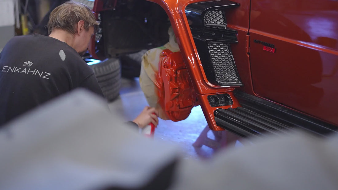 Enkahnz customisation brake caliper resprays page video banner