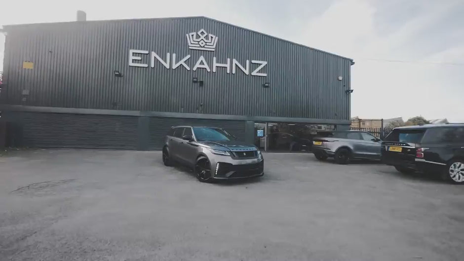Enkahnz gallery range rover velar Barugzai Huntress bodykit b roll