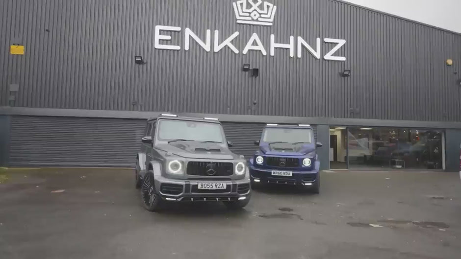 Enkahnz gallery two mercedes gwagon w463a bodykit conversion outside b roll
