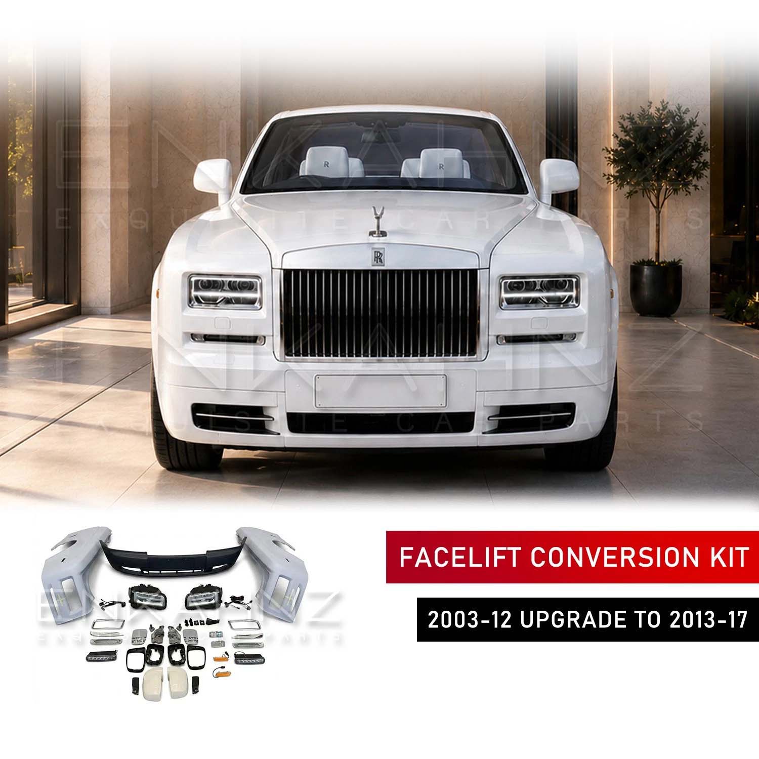 ROLLS ROYCE PHANTOM VII SERIES I TO SERIES II FRONT FACELIFT CONVERSION 2003-2012