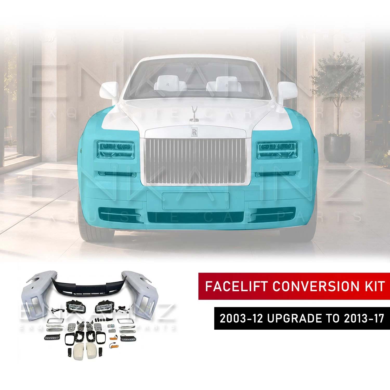 ROLLS ROYCE PHANTOM VII SERIES I TO SERIES II FRONT FACELIFT CONVERSION 2003-2012