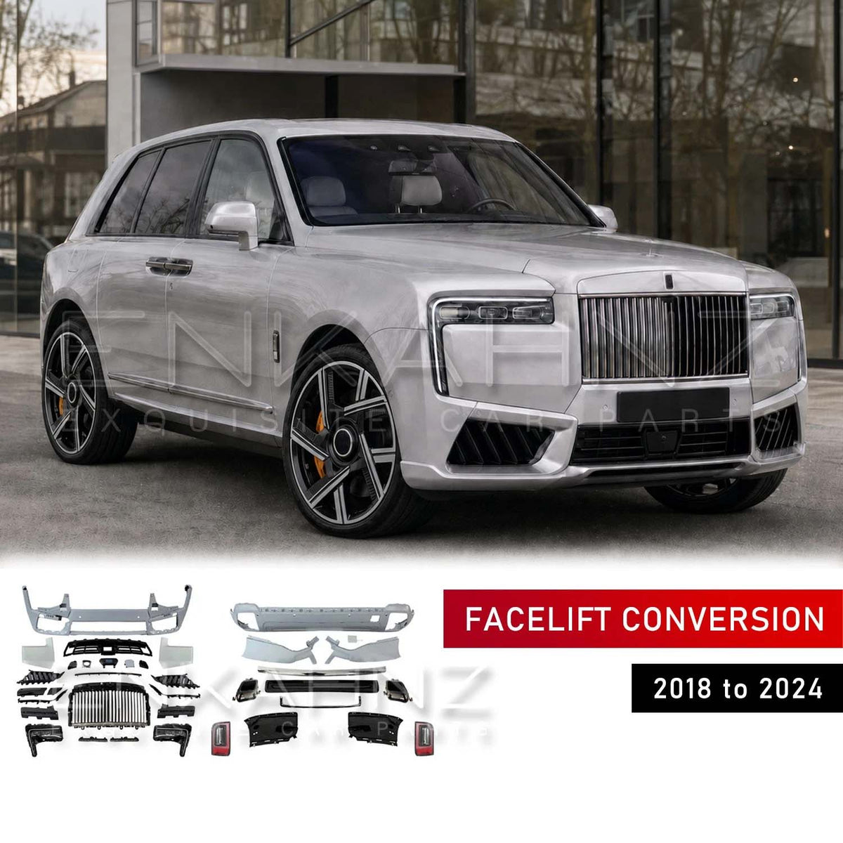 FACELIFT CONVERSION BODYKIT FITS ROLLS ROYCE CULLINAN SERIES 1 TO SERIES 2 2018-2024