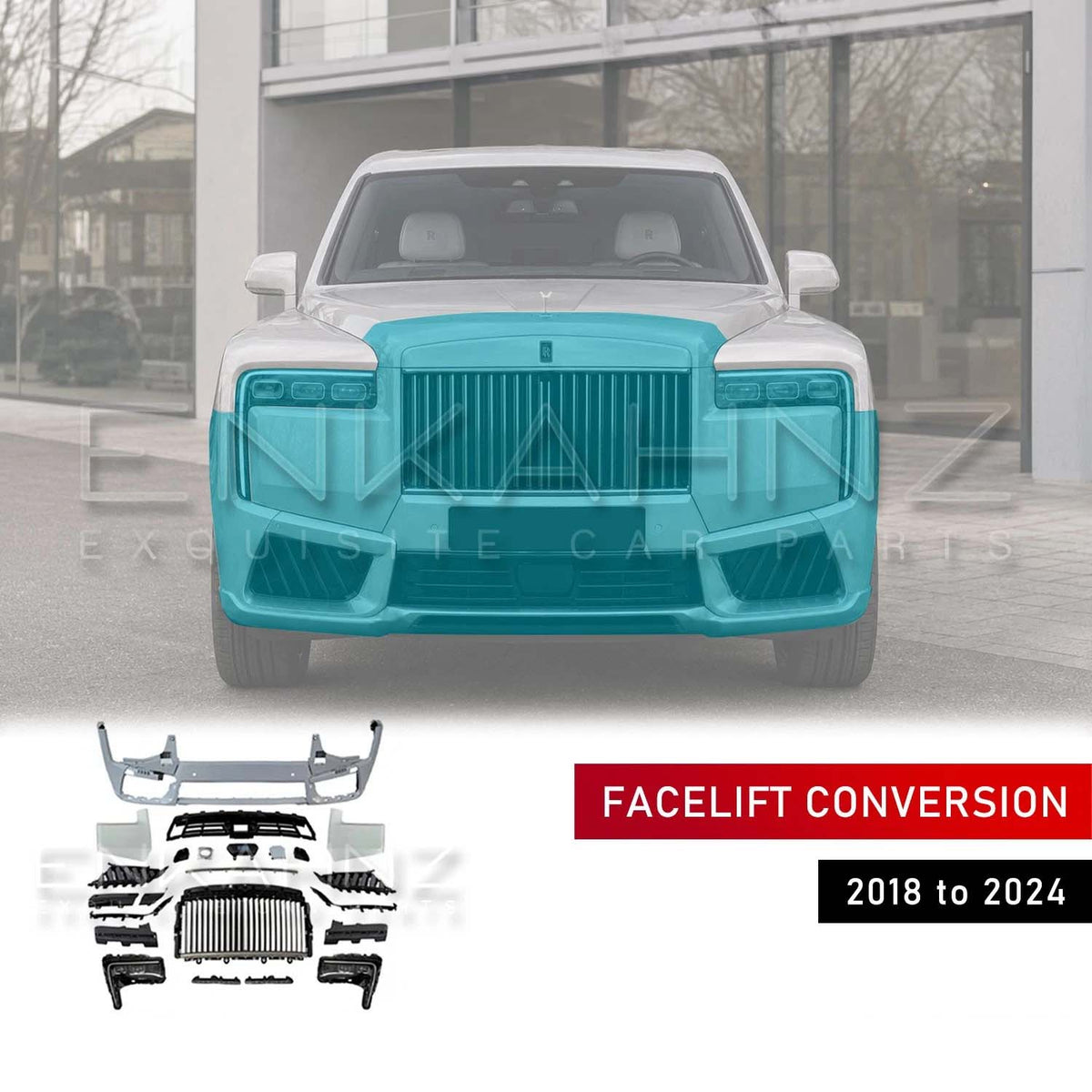 FACELIFT CONVERSION BODYKIT FITS ROLLS ROYCE CULLINAN SERIES 1 TO SERIES 2 2018-2024
