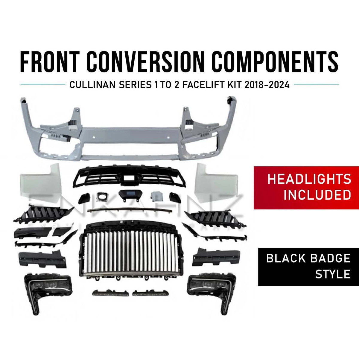 FACELIFT CONVERSION BODYKIT FITS ROLLS ROYCE CULLINAN SERIES 1 TO SERIES 2 2018-2024